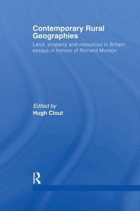 Hugh Clout - Contemporary Rural Geographies, Häftad