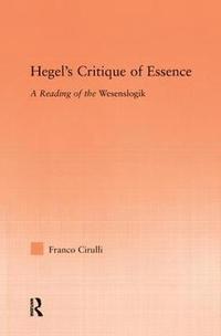 bokomslag Hegel's Critique of Essence