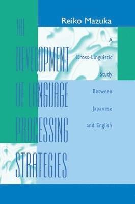 Reiko Mazuka - Development of Language Processing Strategies, Häftad