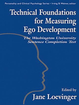 Technical Foundations for Measuring Ego Development