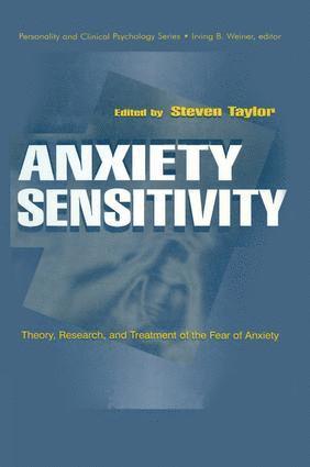 bokomslag Anxiety Sensitivity