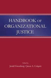 bokomslag Handbook of Organizational Justice