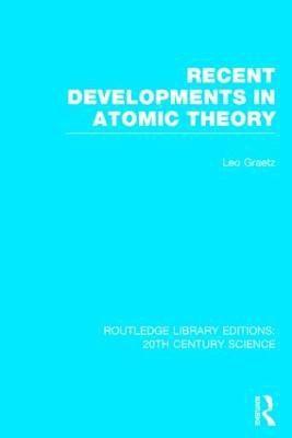 bokomslag Recent Developments in Atomic Theory