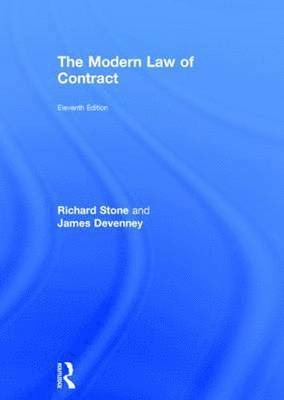 Richard Stone, James Devenney - The Modern Law of Contract, Inbunden
