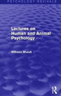 bokomslag Lectures on Human and Animal Psychology