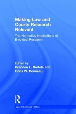bokomslag Making Law and Courts Research Relevant
