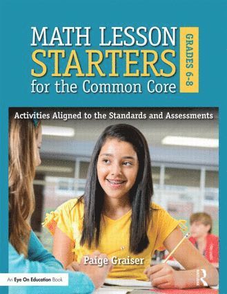 bokomslag Math Lesson Starters for the Common Core, Grades 6-8