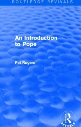 Pat Rogers - Introduction to Pope (Routledge Revivals), Häftad