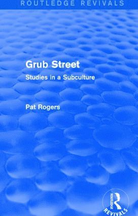 bokomslag Grub Street (Routledge Revivals)