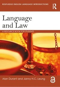 bokomslag Language and Law: A Resource Book for Students