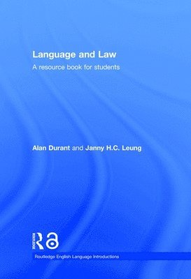 bokomslag Language and Law