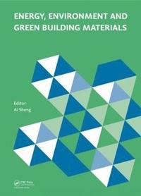 bokomslag Energy, Environment and Green Building Materials