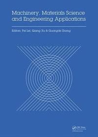bokomslag Machinery, Materials Science and Engineering Applications