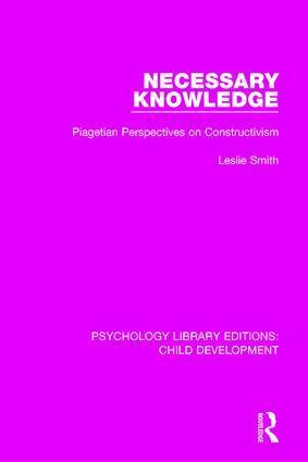 Leslie Smith - Necessary Knowledge, Inbunden