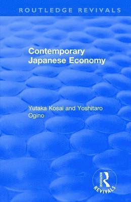 Contemporary Japanese Economy 1