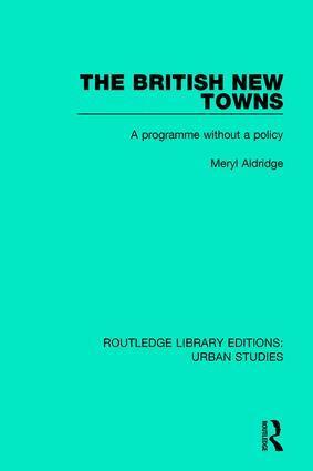 Meryl Aldridge - British New Towns, Häftad