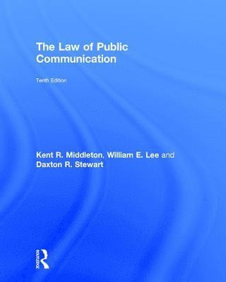 bokomslag The Law of Public Communication