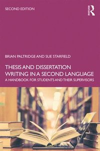 bokomslag Thesis and Dissertation Writing in a Second Language