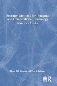 bokomslag Research Methods for Industrial and Organizational Psychology