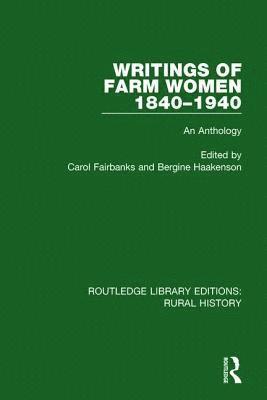 bokomslag Writings of Farm Women, 1840-1940