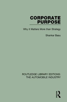 Shankar Basu - Corporate Purpose, Häftad