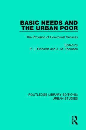 Basic Needs and the Urban Poor 1