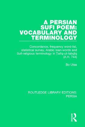Bo Utas - Persian Sufi Poem, Inbunden