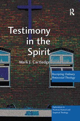 Mark J. Cartledge - Testimony in the Spirit, Häftad