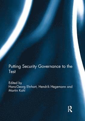Putting security governance to the test 1