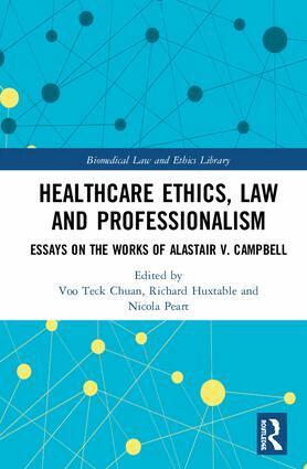 Voo Teck Chuan, Richard Huxtable, Nicola Peart - Healthcare Ethics, Law and Professionalism, Inbunden