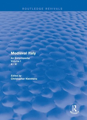 Routledge Revivals: Medieval Italy (2004) 1