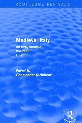 Routledge Revivals: Medieval Italy (2004) 1