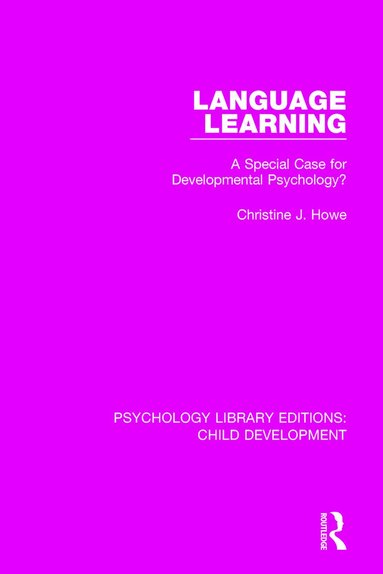Christine J. Howe - Language Learning, Häftad