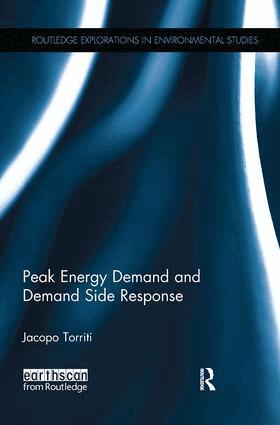 Jacopo Torriti - Peak Energy Demand and Demand Side Response, Häftad