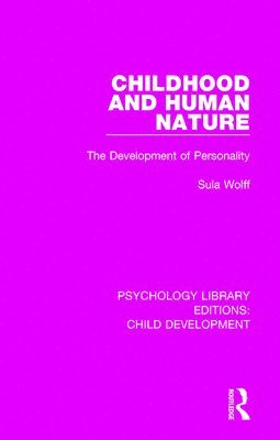 Childhood and Human Nature 1