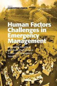 bokomslag Human Factors Challenges in Emergency Management