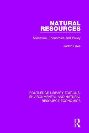 Judith Rees - Natural Resources, Häftad