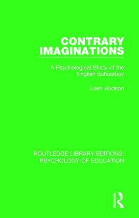 Liam Hudson - Contrary Imaginations, Häftad