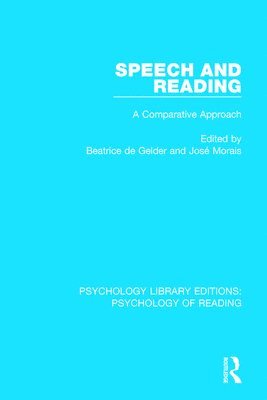 bokomslag Speech and Reading