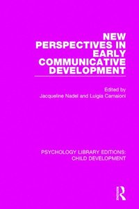 bokomslag New Perspectives in Early Communicative Development