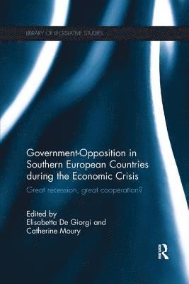 Government-Opposition in Southern European Countries during the Economic Crisis 1