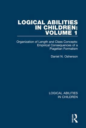 Daniel N. Osherson - Logical Abilities in Children: Volume 1, Inbunden