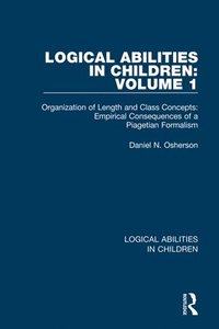 bokomslag Logical Abilities in Children: Volume 1