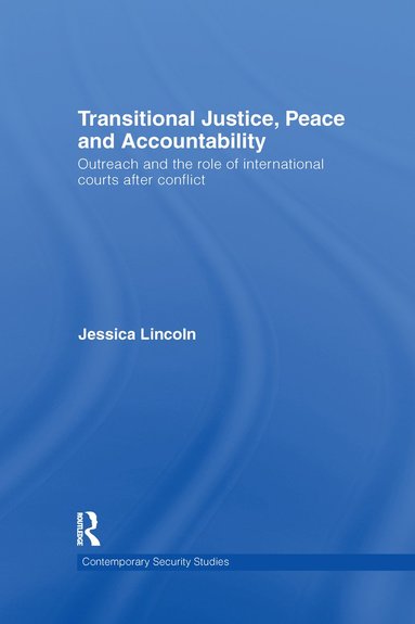 bokomslag Transitional Justice, Peace and Accountability