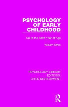 bokomslag Psychology of Early Childhood