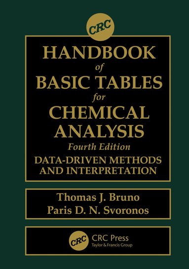 bokomslag CRC Handbook of Basic Tables for Chemical Analysis