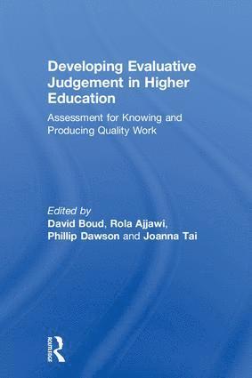 bokomslag Developing Evaluative Judgement in Higher Education