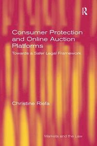 bokomslag Consumer Protection and Online Auction Platforms