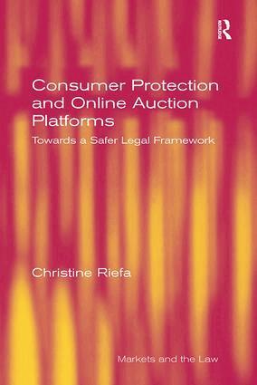 Christine Riefa - Consumer Protection and Online Auction Platforms, Häftad