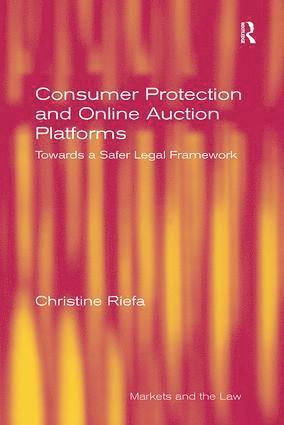 Christine Riefa - Consumer Protection and Online Auction Platforms, Häftad